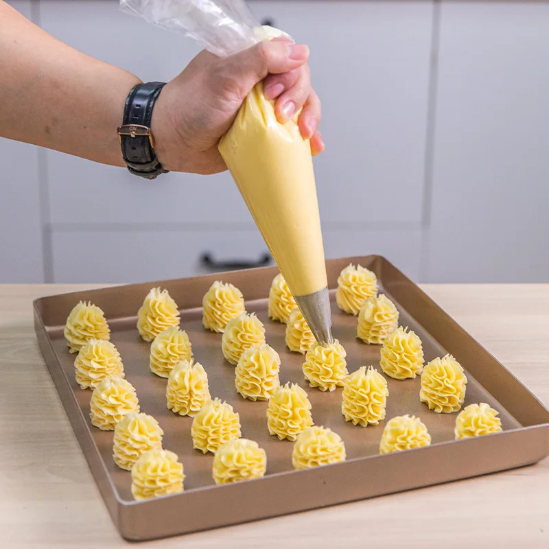 20/100Pcs Pipe Tool Disposable Pastry Bag Cake Cream Decoration Cupcake Pastry Baking Tool Food Preparation Bag Cake Decoration