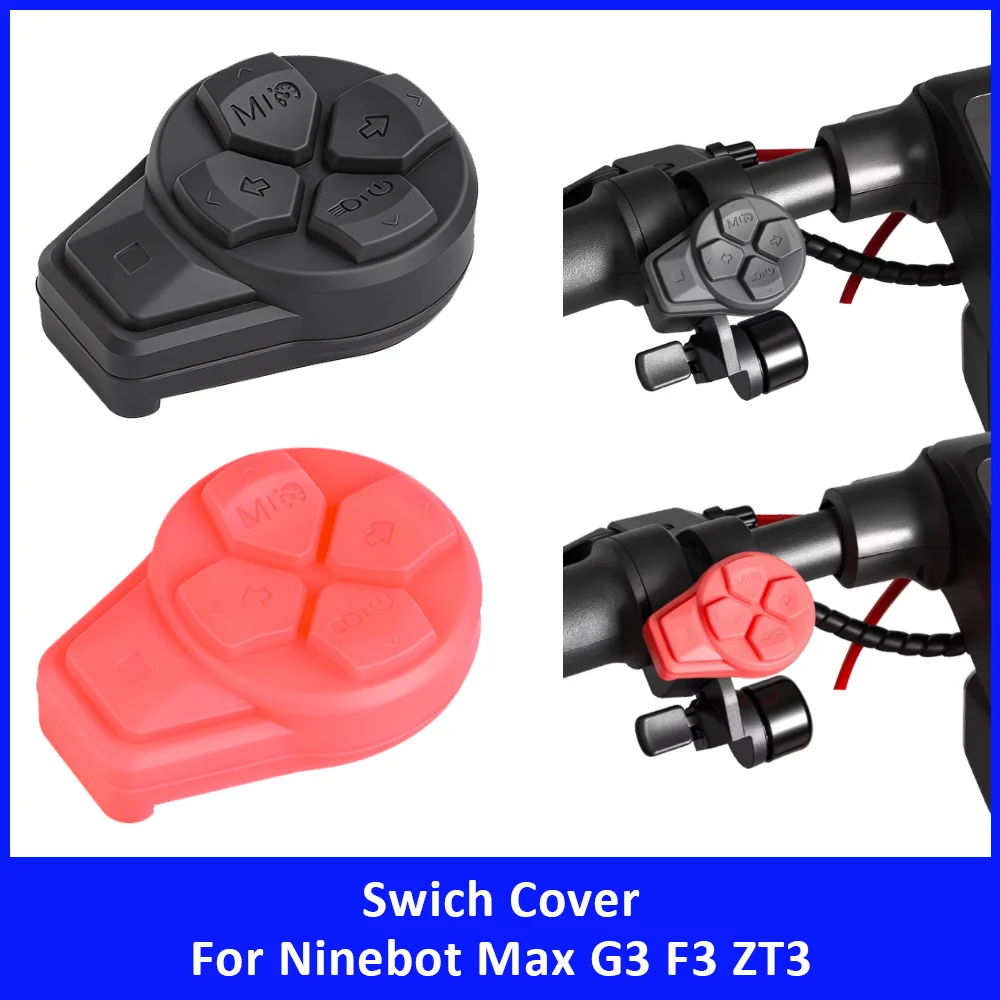 Handlebar Turn Signal Switch Silicone Protective Cover for Ninebot MAX G3 F3 F3Pro ZT3 ZT3Pro Steering Switch Protective Case