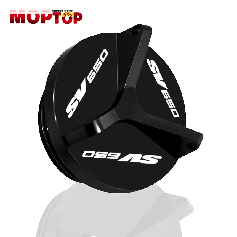 Engine Oil Filter Cap Drain Plug Bolt Screw Cover Motorcycle Accessories Oil Filler Cap For SV650 SV650S SV650A SV650X SV 650