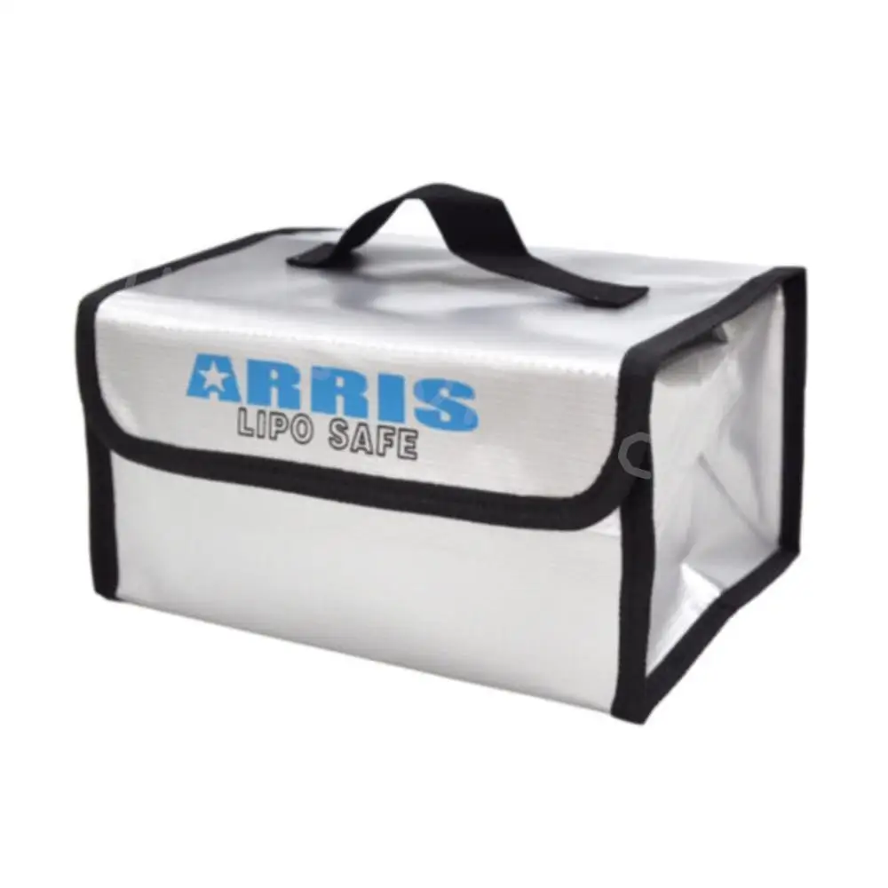 ARRIS Fire Retardant LiPo Battery Portable Safety Fireproof Case Bag Handbag Box 215*155*115mm For RC Drones FPV Quadcopter