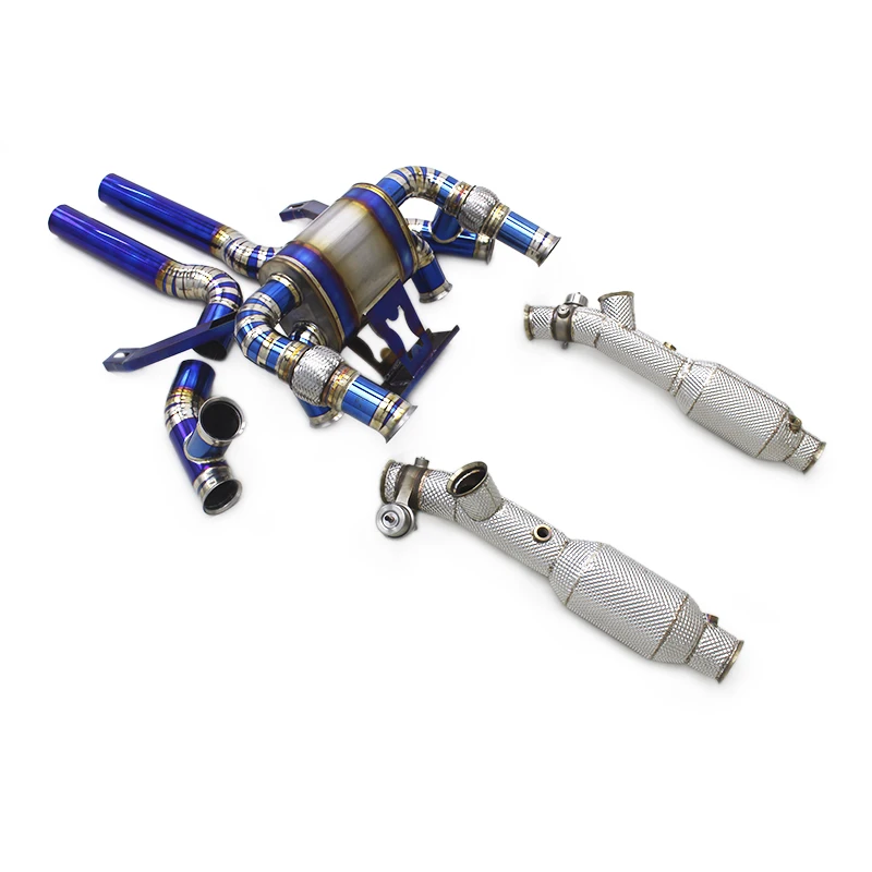 

Race Sport Exhaust For Lamborghini Murcielago LP620/LP640/LP670 V12 2006-2016 Titanium Valved Muffler Catback Free Flow Downpipe