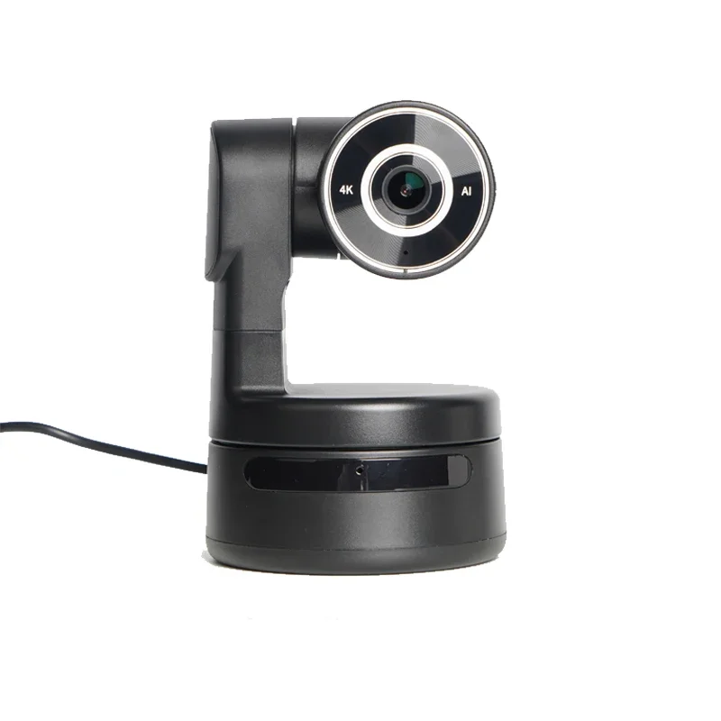 AI Function 4K PTZ Webcam with Mics Camera 3X Digital Zoom Auto Track Focus for Youtube Living Stream Online Meet Video Camera