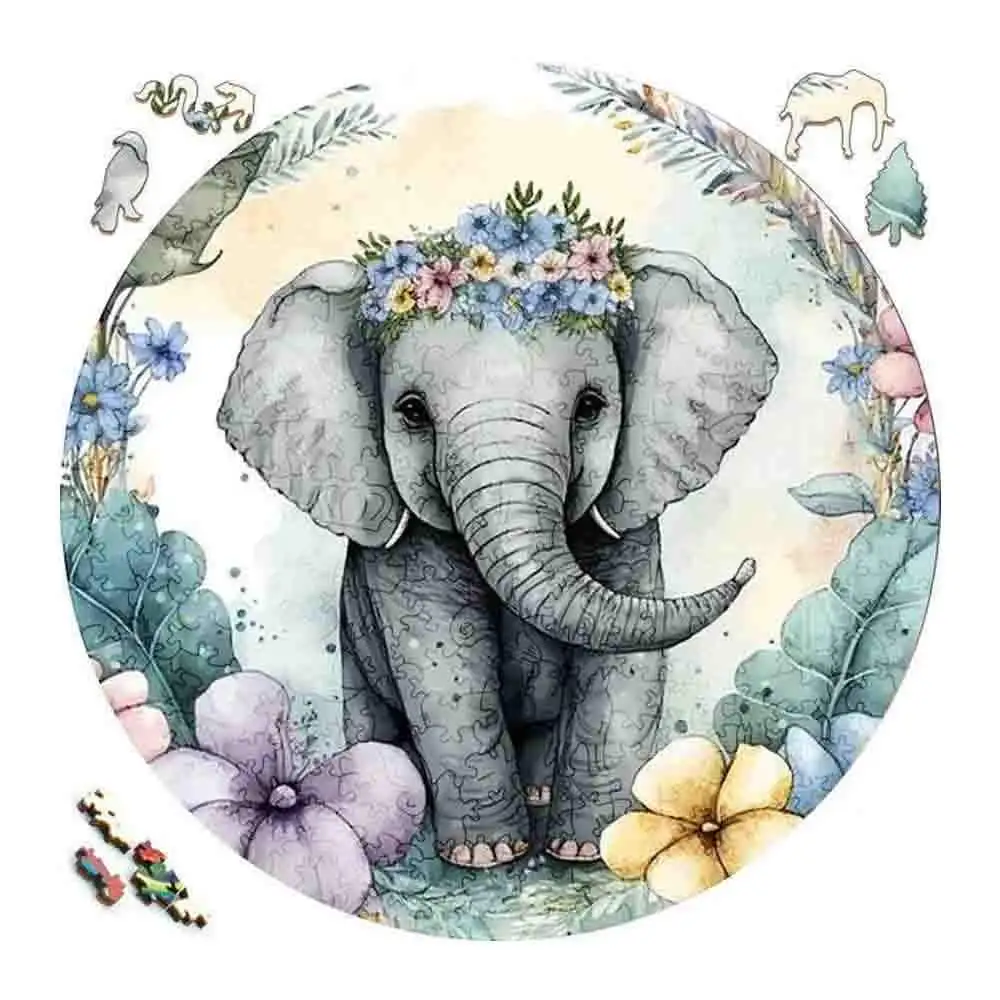 성인용 나무 직소 퍼즐, 지옥 난이도, 교육용 두뇌 트레이너, 가족 상호 작용 게임, DIY 동물 퍼즐