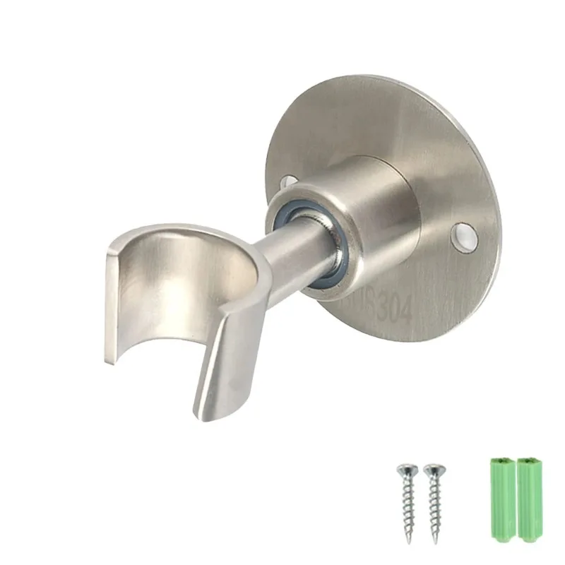 Screws Stainless Steel Shower Head Holder Hotel Bathroom Home Wall Mounted Waterproof Durable Heavy Duty Universal