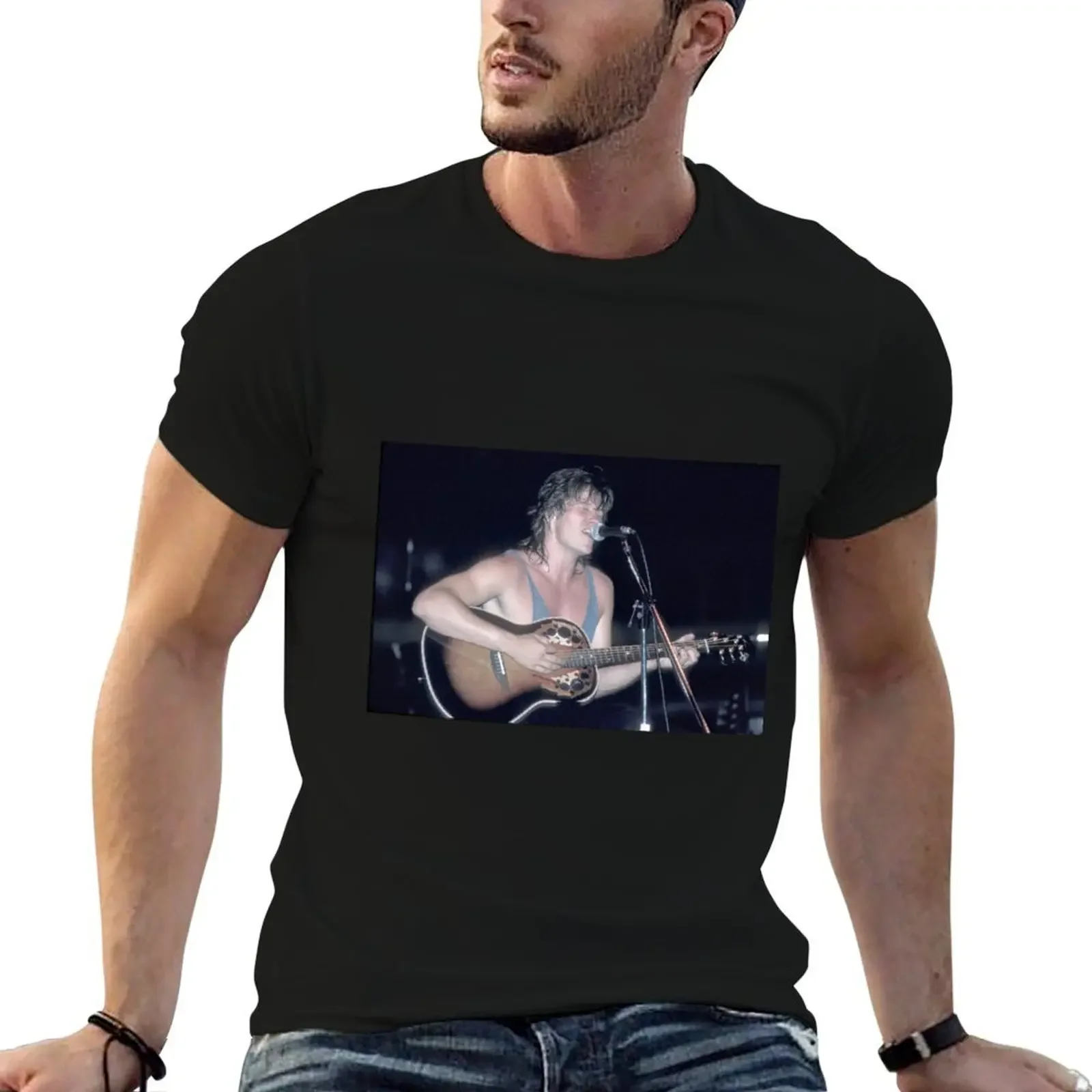 Jack Wagner Photograph T-Shirt custom shirt plus size clothes summer top graphic tee shirt mens graphic t-shirts anime