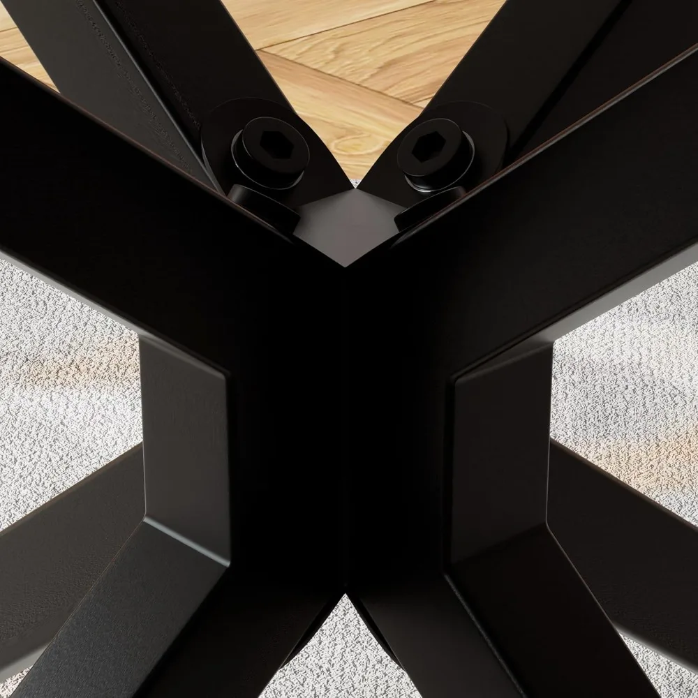 白い大理石のコーヒーテーブル、モダンな40インチのリビングルームテーブル、長方形の焼結石の天板と黒い金属脚、スタイリッシュなセンターテーブル