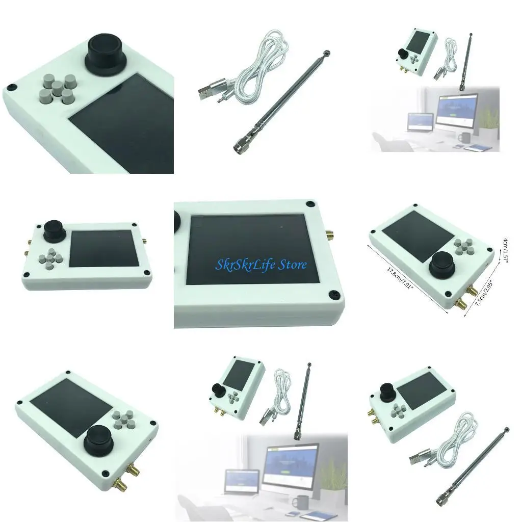 

E65E 1MHz-6GHz Radio Transceiver + 3.2inch TFT Portapack Firmwar TCXO Ham DIY