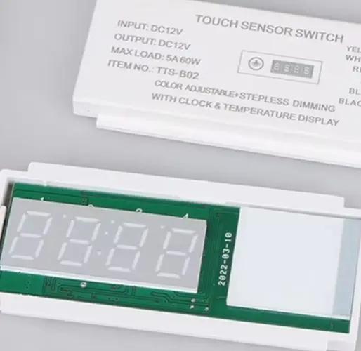 

12V Touch Sensor Switch For Smart Mirror With Clock Temperature Display Hand Tools Power Tools Accessories