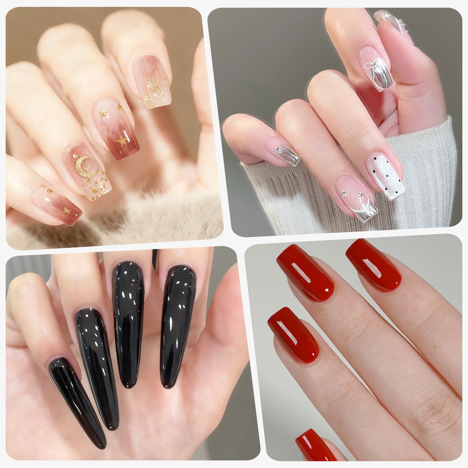 Nailpop HEMA/TPO capa Base superior libre esmalte de Gel 15ml claro remojo UV/LED curado salón de arte profesional uso en el hogar de larga duración 1 pieza