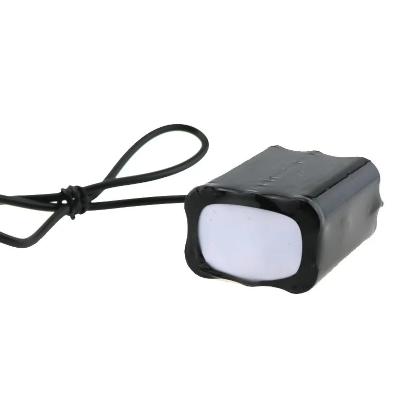 18000mAh 8.4V 18650 Spare Battery Pack Bike Light Battery 6*18650 Lithium Lon Battery for Bike Bicycle Flashlight Headlamp