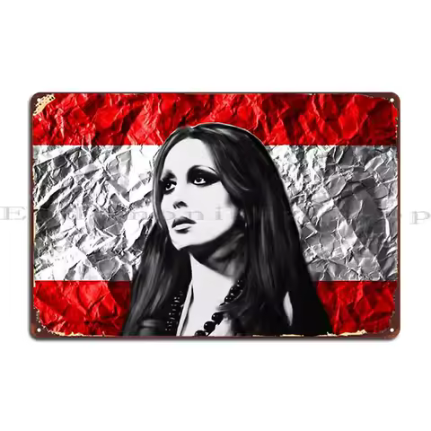 Fairuz Lebanon Metal Sign Poster Funny Garage Decoration Cinema Bar Customize Tin Sign Poster
