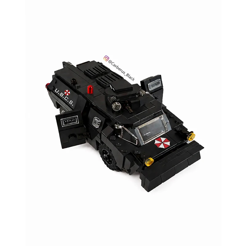 Military Crisis Film Model Model MOC Building Bricks Black Tank Modular Technology Gifts Holiday Assemble Children Toys Suit - view 2