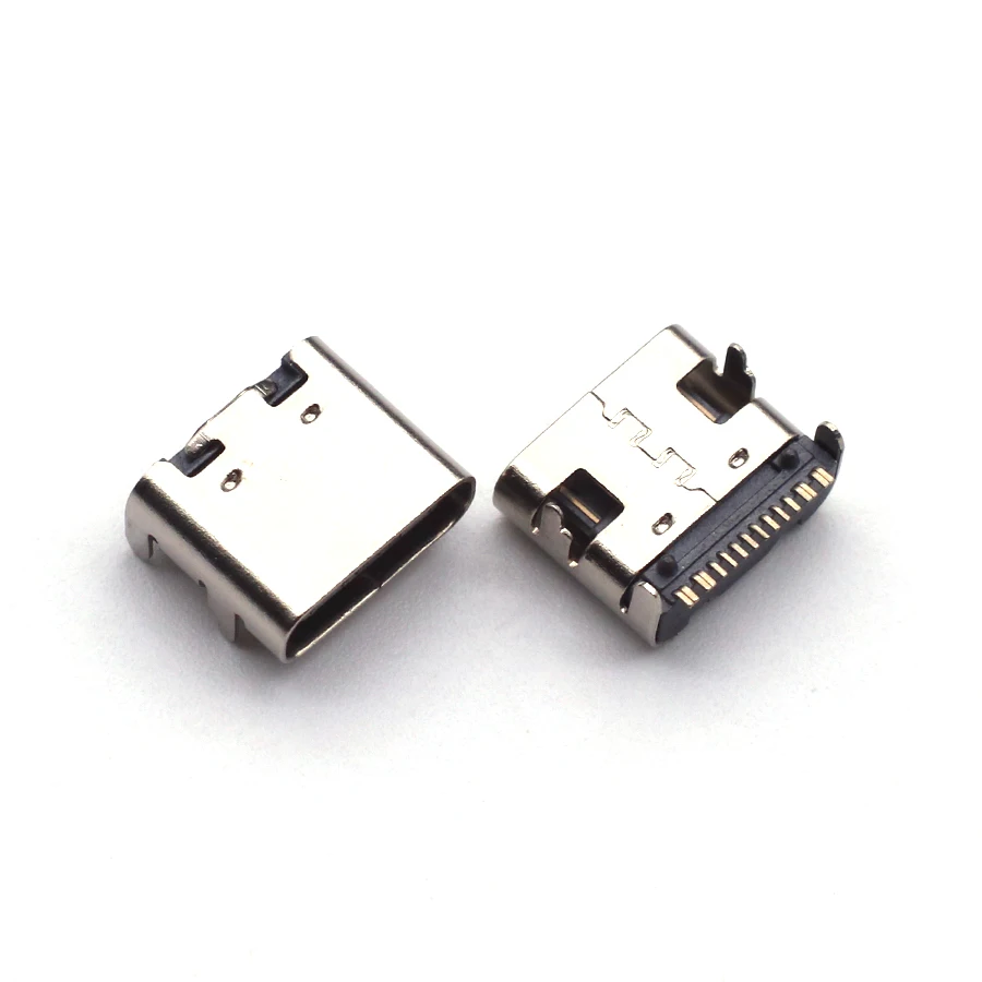 5-20 قطعة USB4105-GF-A USB4105 USB نوع C وعاء ل USB2.0 ، نوع SMT ، PCB أعلى جبل CONN RCP USB2.0 TYP C 16P SMD RA Con #3