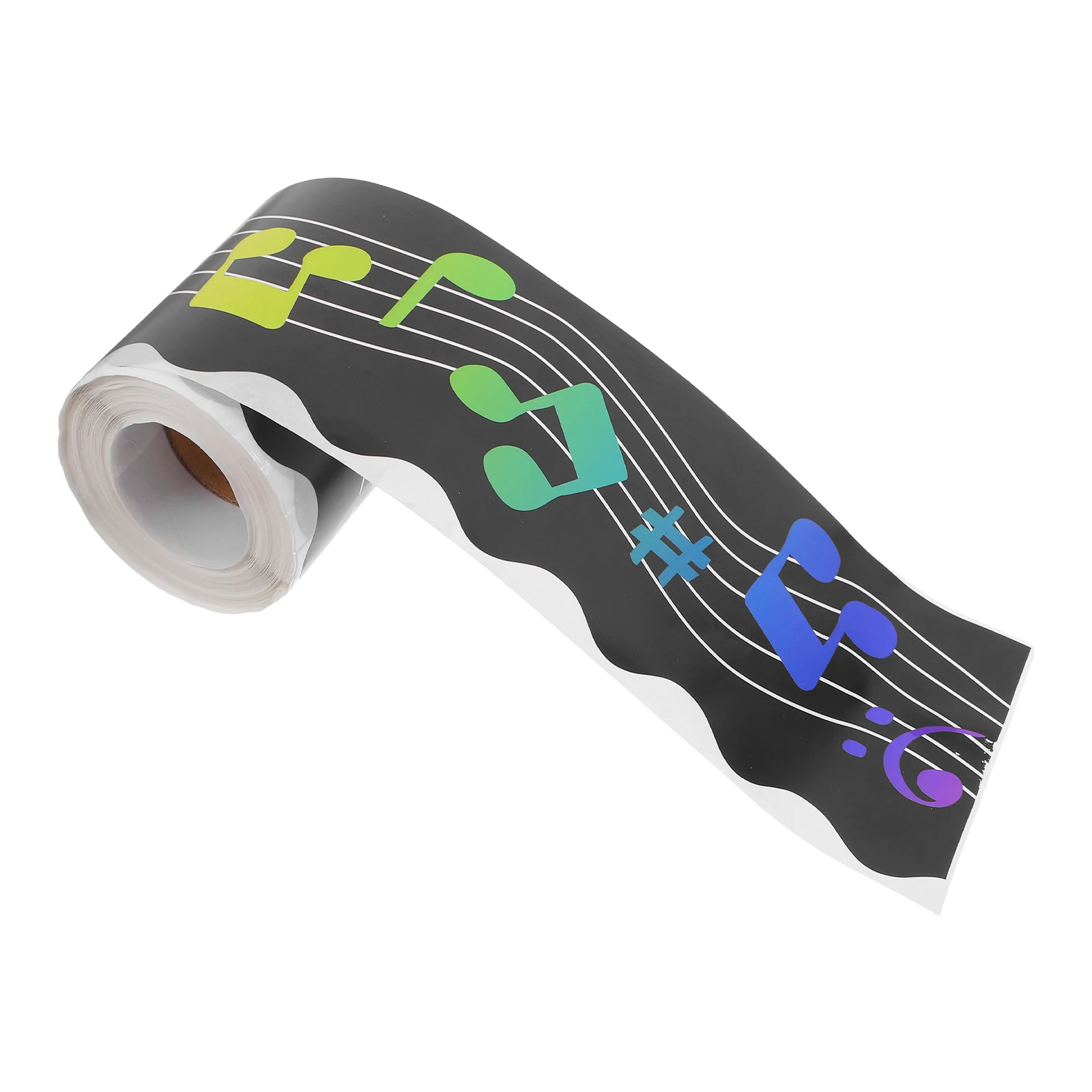 1 ملصقات حدودية لتزيين لوحة الإعلانات، زخرفة ملاحظة الموسيقى الإبداعية، سهلة القطع تناسب جميع الأحجام، ديكور الفصول الدراسية #6