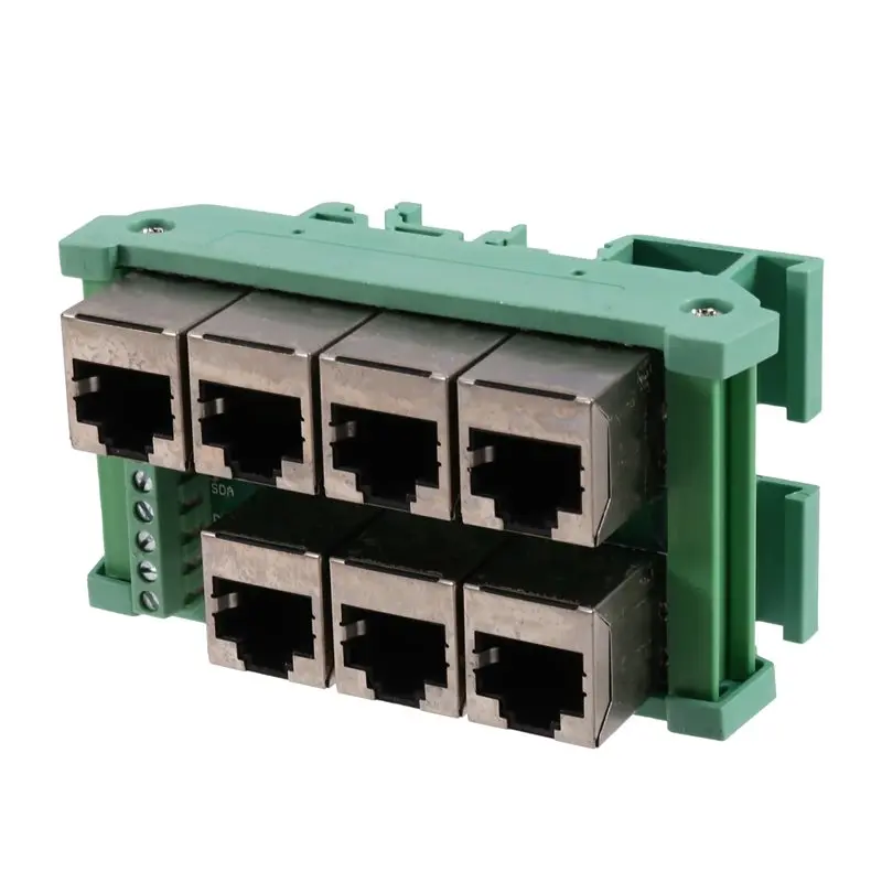 

Разъем RJ45 (штекер), клеммный блок RJ45, 7-контактный терминал RJ45, адаптер для сетевого порта