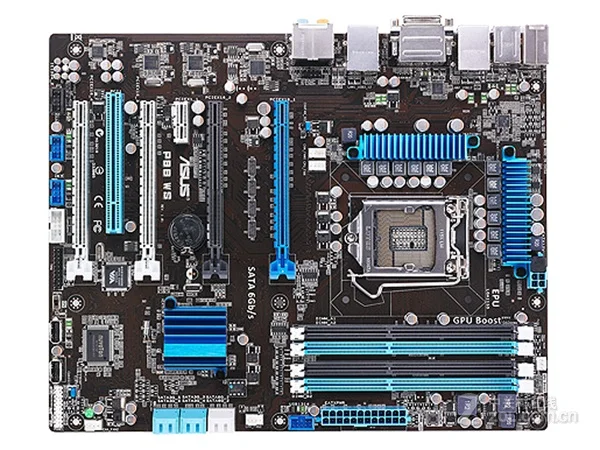 Asus P8B WS  Workstation Motherboard LGA1155 Intel C206 DDR3 32GB USB3.0 4×PCI-E X16 SATA III ATX