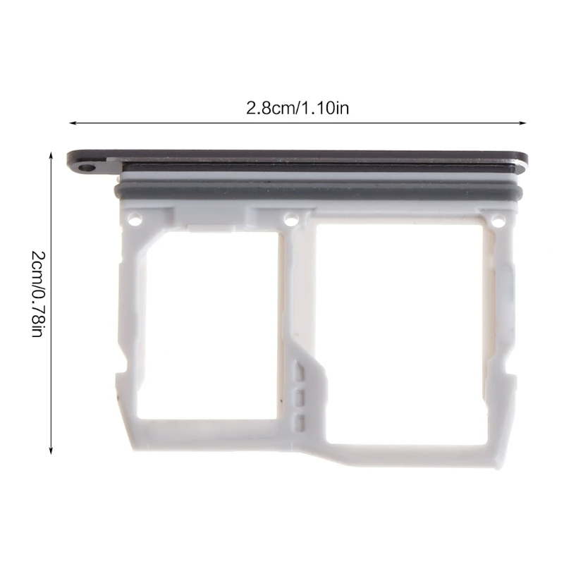 Suporte do entalhe da bandeja do cartão sim + adaptador micro do suporte do sim da memória para lg g6 us997 v