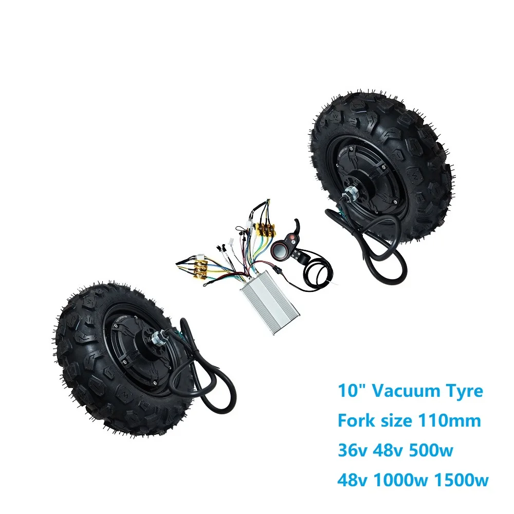 Dual Drive Scooter DIY Kit 10inch 36V 48V 800W 1000W *2 Double Drive Scooter Accessories 10\