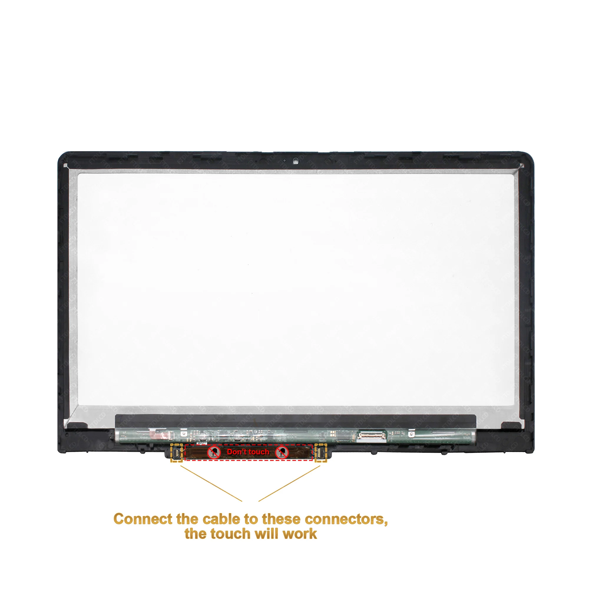 

15.6'' For HP Pavilion X360 15-br036tx 15-br124tx 15-br010tx 15-br105tx LCD Display Touch Screen Digitizer Glass Assembly+Bezel