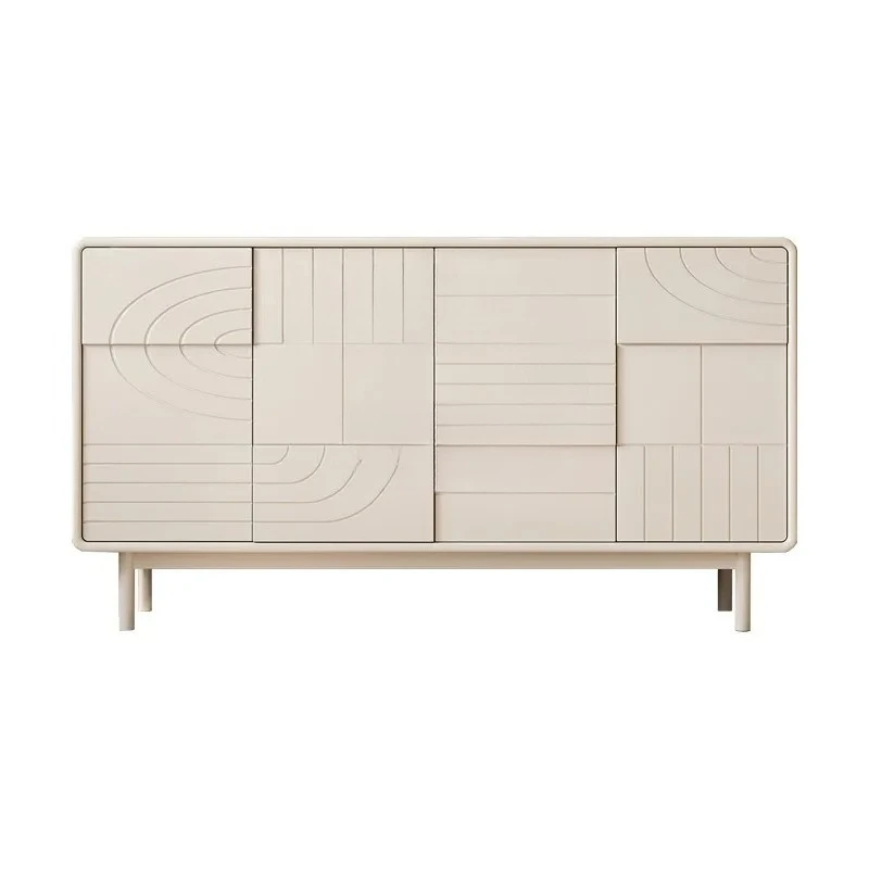 

ZK Cream Style Entrance Cabinet Light Luxury Home Shoe Cabinet Living Room Meal Side Curio Cabinet Modern Simple Storage
