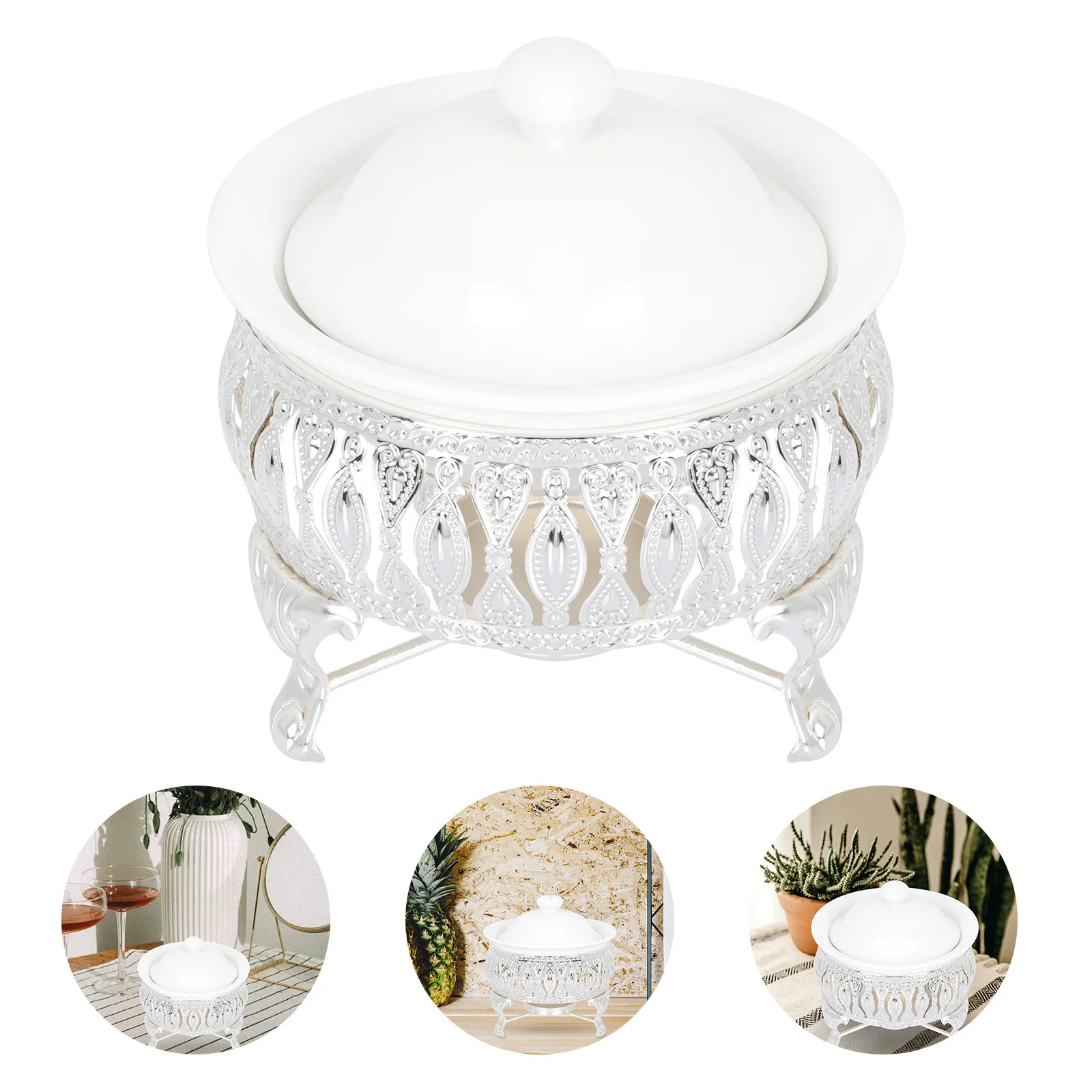 

Teapot Warmer European Style Base Nonslip Bottom Safe Preservation Tea Accessory Gift