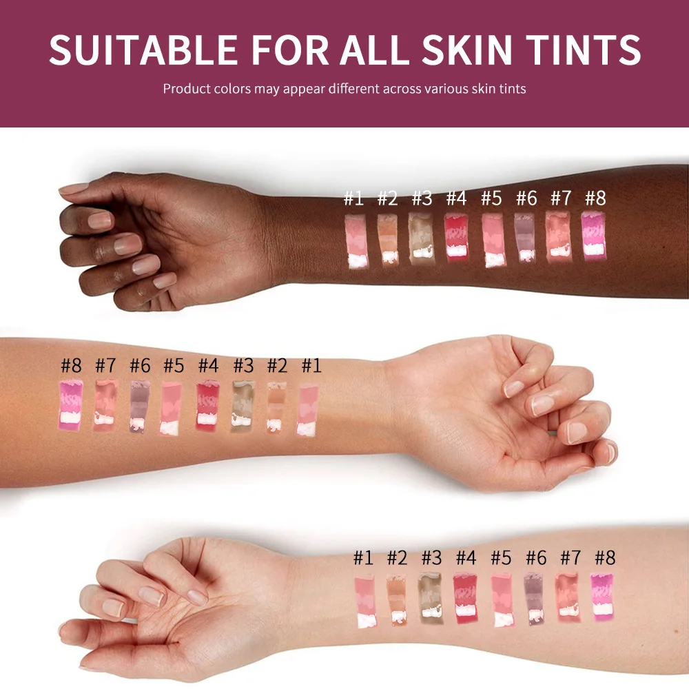 Brilho labial 2 em 1, hidratante duradouro e nutritivo, reduz linhas labiais, bálsamo, hidratante, cuidados com os lábios, espelho brilhante, maquiagem labial