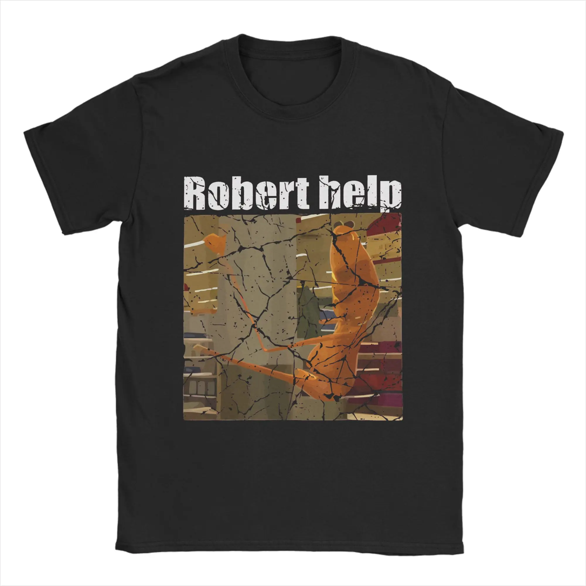 

Marcus the Worm Забавный мем Хлопковая футболка для мужчин Летние потрясающие футболки с круглым вырезом Футболки в стиле Харадзюку Негабаритная повседневная одежда