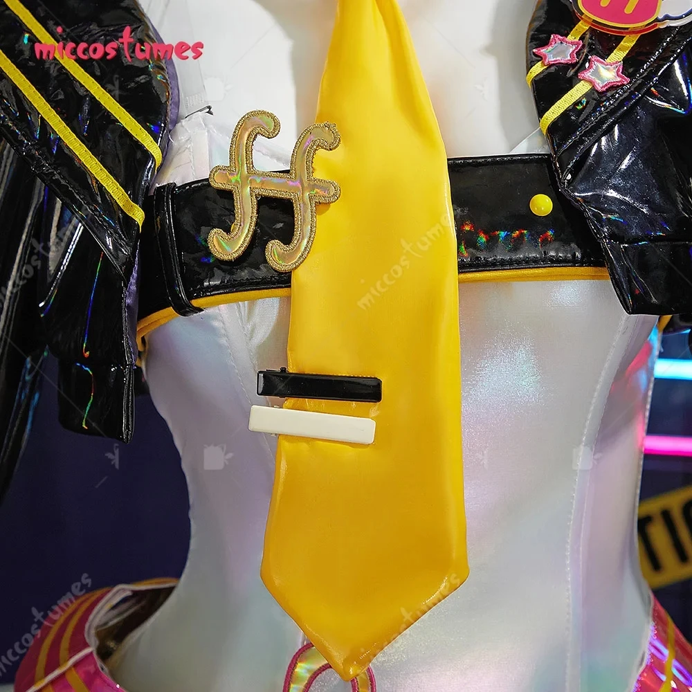 Miccostumes 24Hours Shipping Unisex Anime Cosplay Costume Top Vest Set and Pants with Tie Halloween Cosplay Costumes