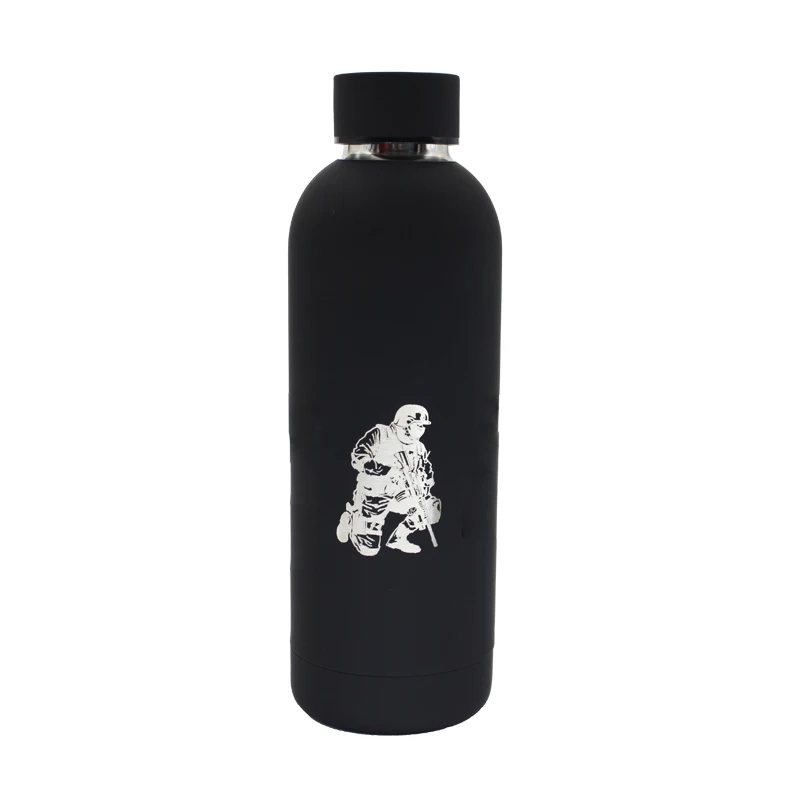 LOGO Custom Vacuum Flask Stainless Steel Portable Thermos Bottle Outdoor Sports Water Bottle Big Belly Drink Bottle