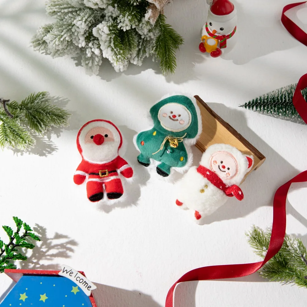 

New Christmas Cat Toy Plush Doll with Catnip, Creative Cat Toy, Christmas Snowman, Christmas Tree Interactive Companion Toy