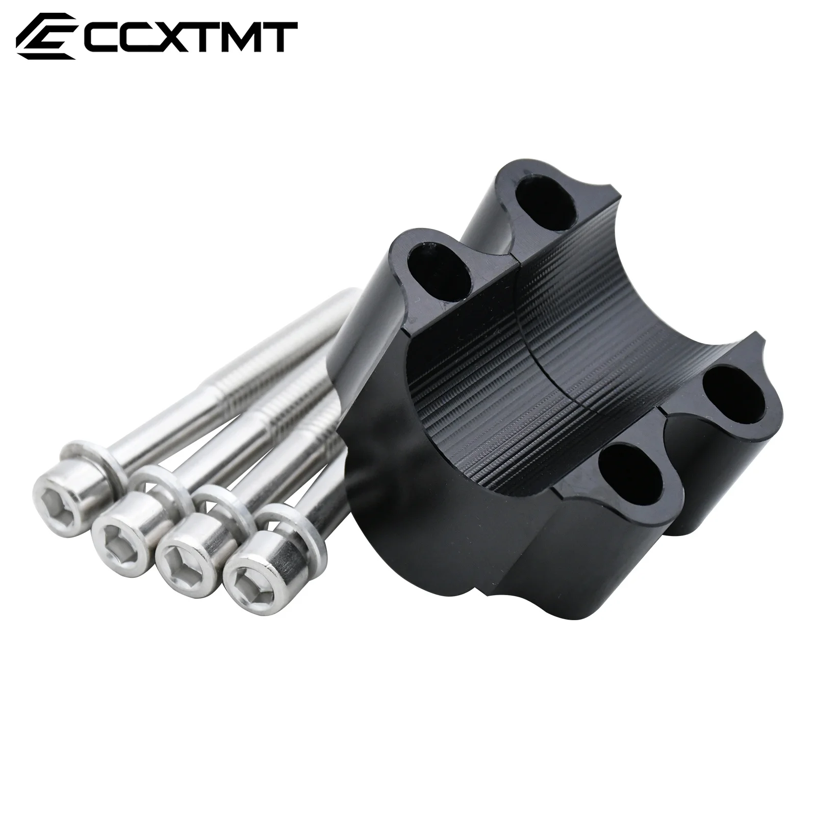 Motorrad Lenker Riser Bar Montieren Griff Clamp 22/28mm Für Kawasaki Ninja 250 300 400 Ninja 650R ZX6R honda Yamaha KTM BWM – Detail 3