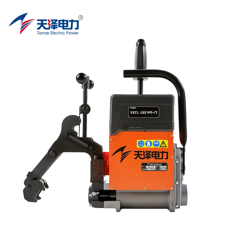 RD-41B Lithium Battery Rail Drilling Machine Portable Electric Railroad Drill Railway Track Maintenance Tools