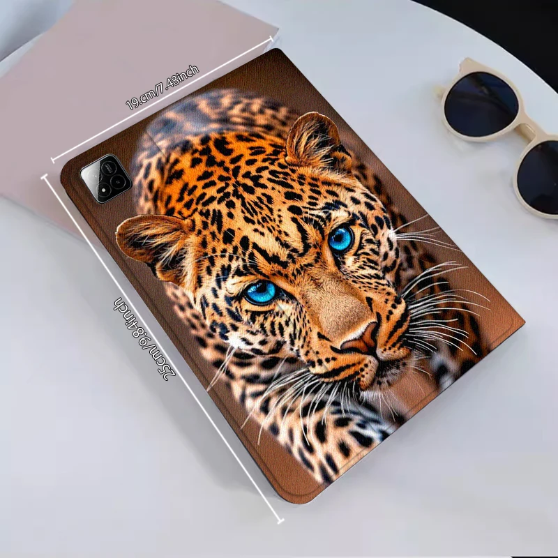 Etui na tablet Xiaomi Redmi Pad 2 7 8 6 6S 5 4 SE Pro 8.8 11 8.7 11.2 12.4 Ultra Plus Max z motywem fajnego panterka w plamki