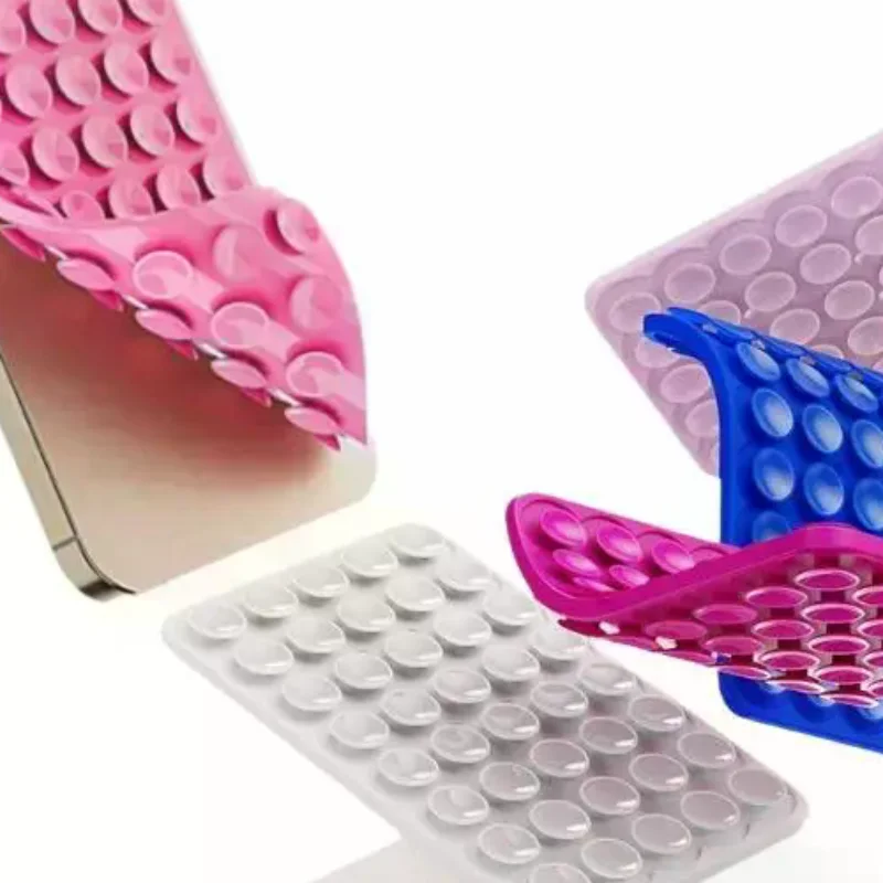 

1/3Pcs Double Sided Detachable Phone Rubber Sucker Pad Silicone 40 Suction Cup Phone Holder Fixed Anti-slip Mobile Fixture