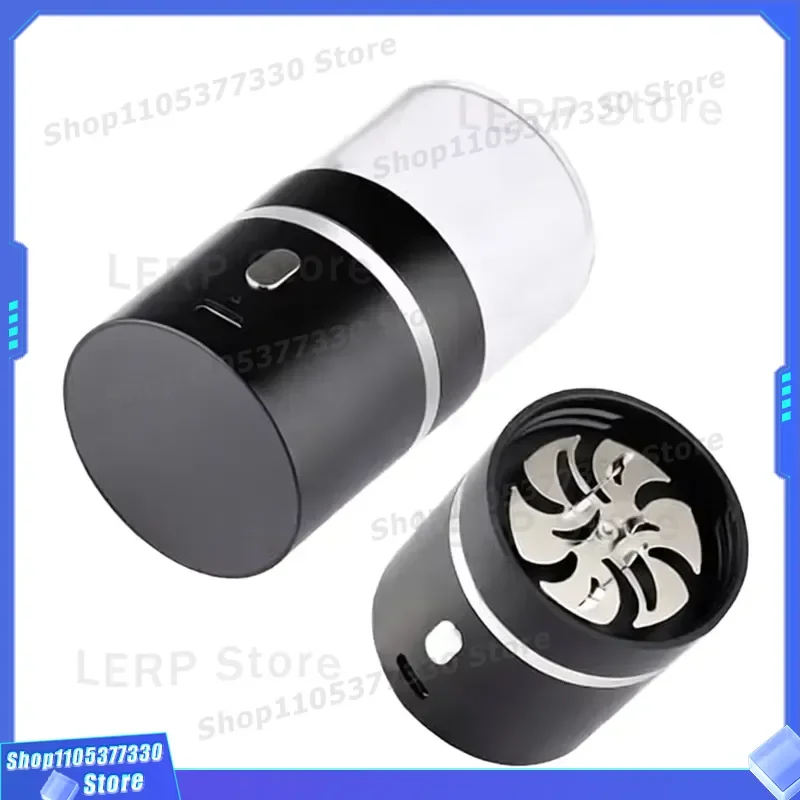 Portable Electric Cordless Spice Grinder Mini Dry Herb Tobacco Crusher Compact Battery Powered Seasoning Mill for Kitchen Use