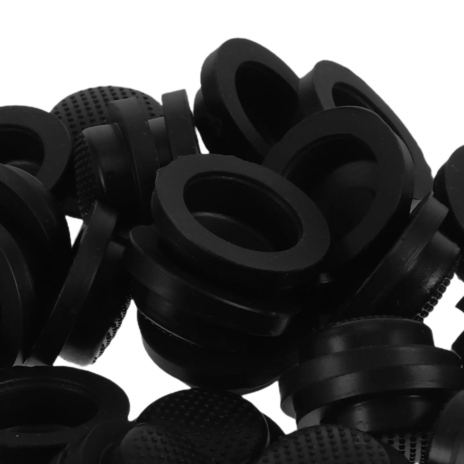 30Pcs Micro Flashlight Button Cap Waterproof Rubber Switch End Cap Compact Portable for Outdoor Tactical Flashlights Camping