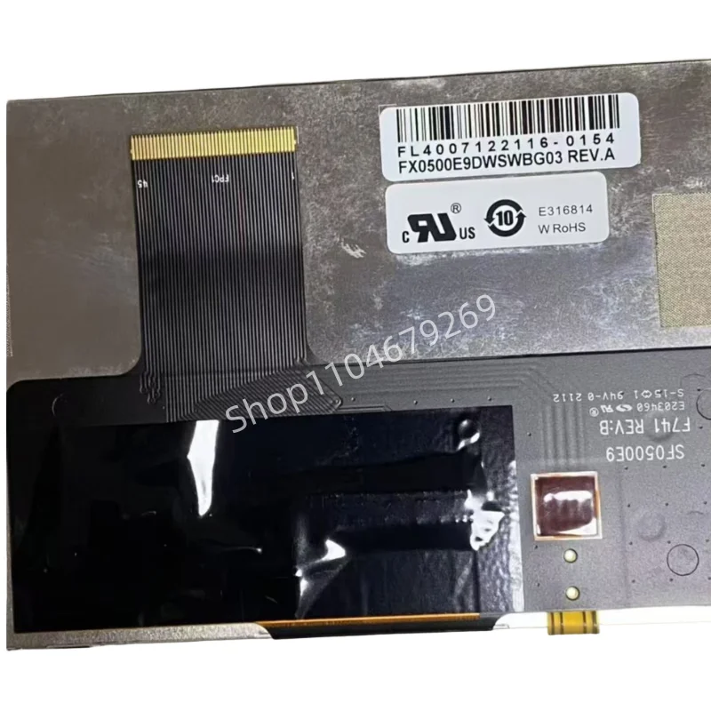 

Для 5,0-дюймового ЖК-экрана FX0500E9DWSWBG03