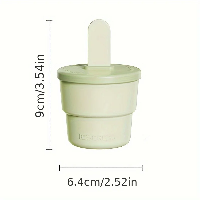 1 Stück, Eis am Stiel-Form, kreative Eis am Stiel-Form, Silikon-Eis am Stiel-Form, Eisform, Eiswürfel-Box, Haushalts-Eis am Stiel-Form, sicher