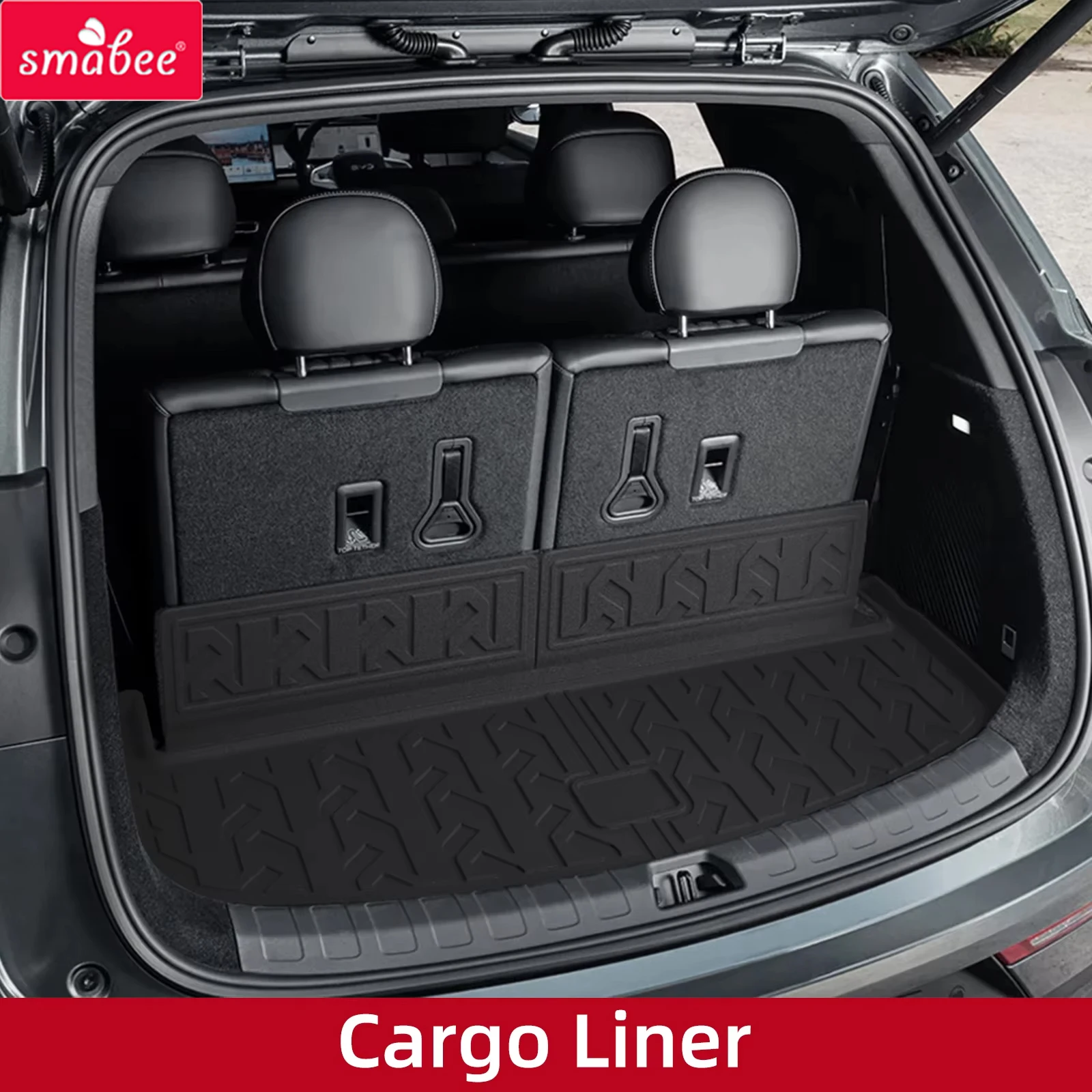 Smabee for BYD Atto 8/Sealion 8 2025 2026 7seat Car Cargo Liner Trunk Backrest Pad TPE Waterproof All Weather Accessories