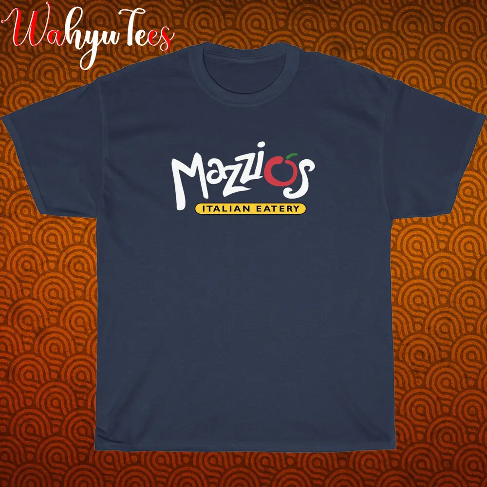 New Shirt Mazzios Italian Kitchen Logo Black/Navy/Grey/White T-Shirt Size S-5XL