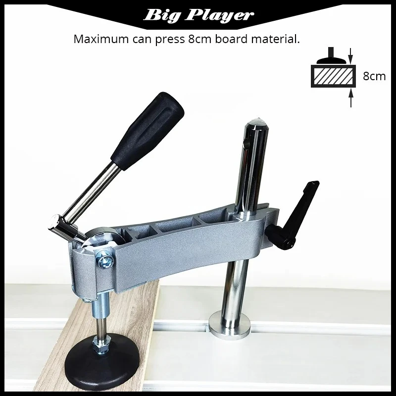 منشار الطاولة الضغط غريب الأطوار الصحافة قابل للتعديل النجارة دليل المشبك الدقة انزلاق الجدول لوحة المنشار المشبك السريع/أداة التحرير #4