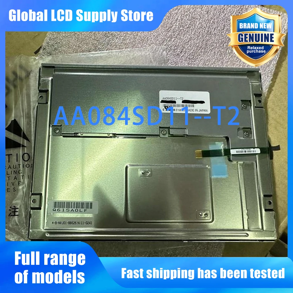 AA084SD11--T2 8.4 inch 800*600 LCD Screen Display Panel Replacement for Industrial HMI PLC Medical Device POS Terminal