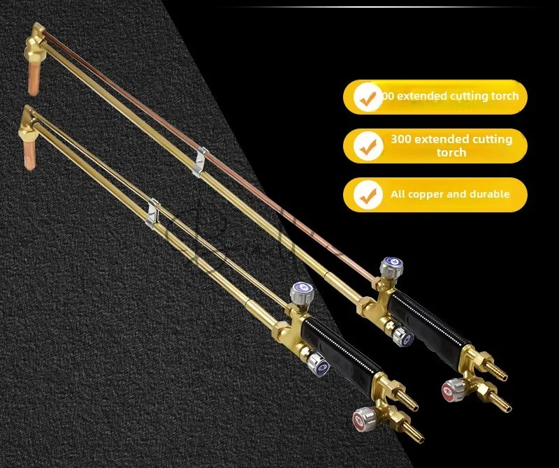 Extended cutting gun Oxygen gas torch Acetylene gas  Extended  torch