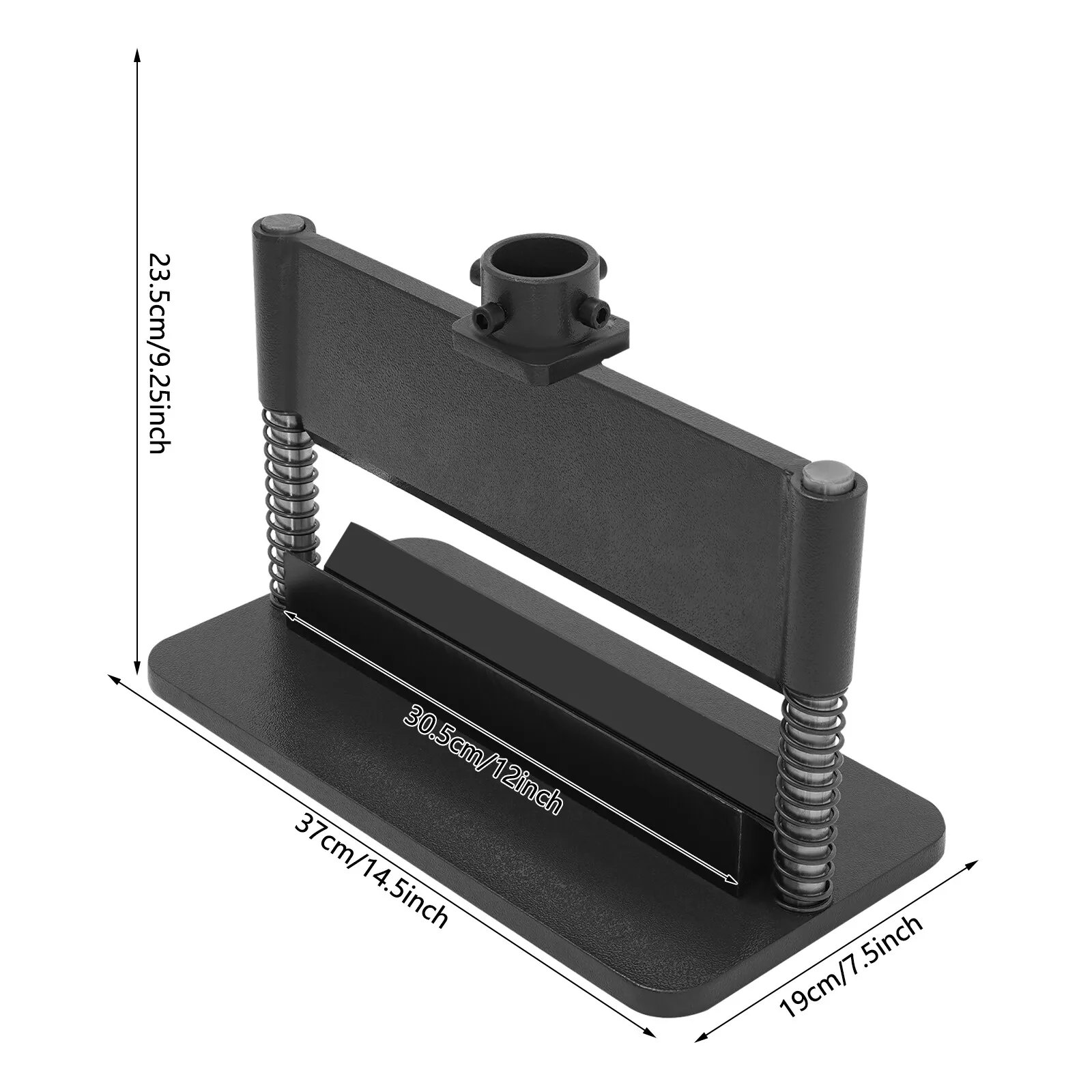 45#Steel Press Brake Attachment Black with Practical Spring Precise Fixing Screws for Most Standard 12 or 20-ton Hydraulic Workshop Presses