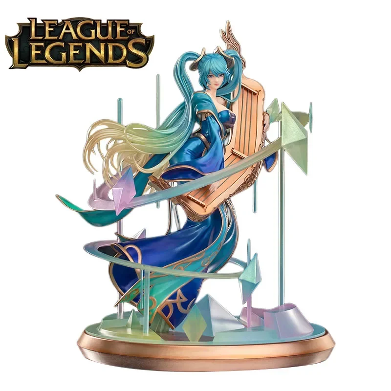 MJapos League of ATIONS End Sona Anime Figure, Original, Authentique, Collection Intensiuette, Ornements en boîte, Modèle Butter Toys, PVC 1/7, 31cm