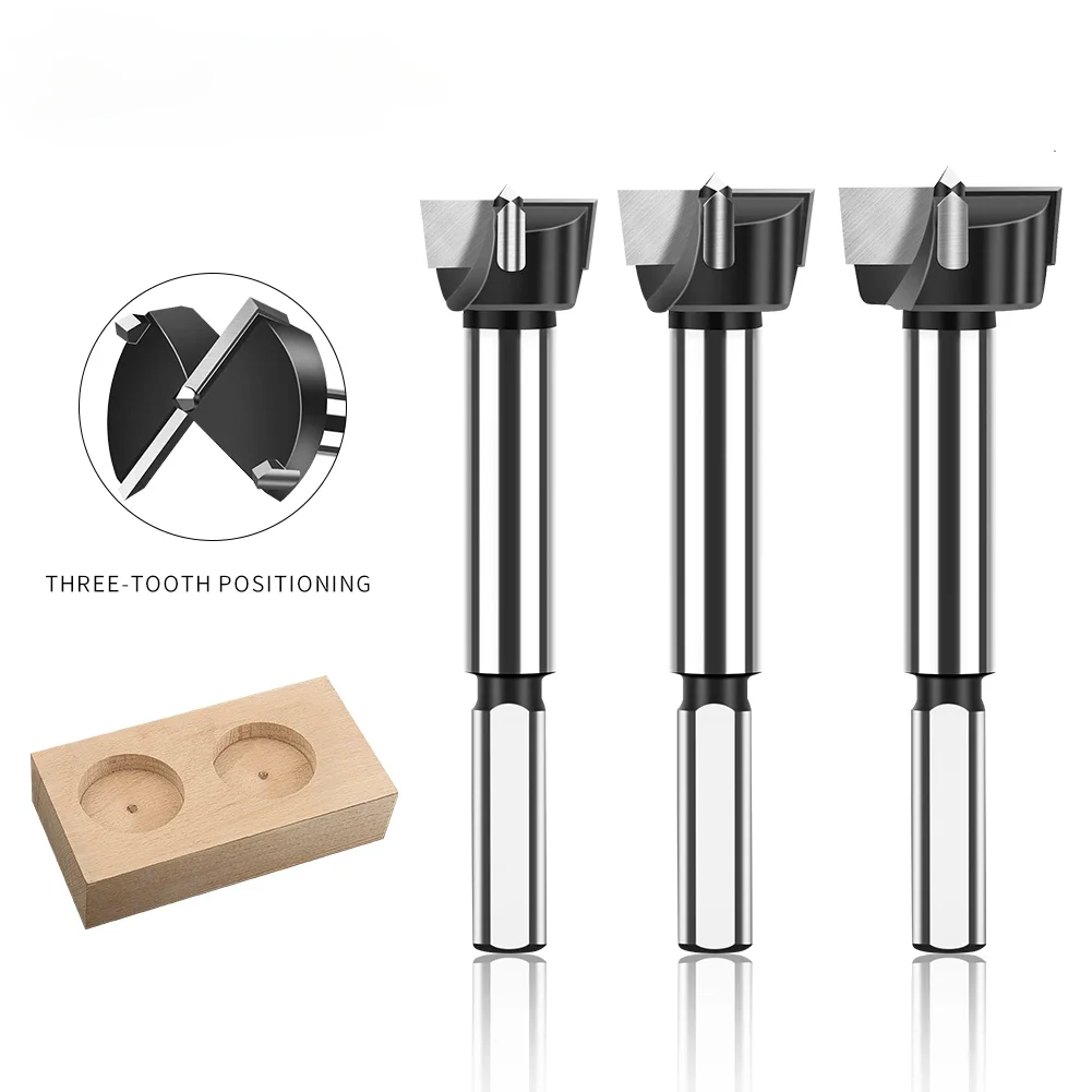 포스너 목공 도구 힌지 보링 드릴 비트 구멍 톱 커터, 텅스텐 카바이드 커터, 12-60mm