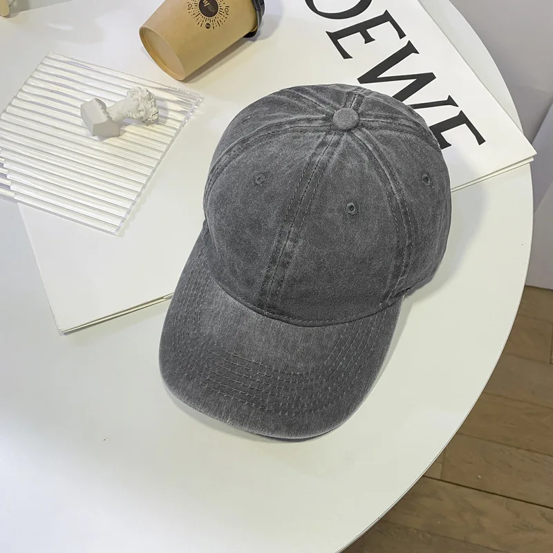 Cotton Baseball Cap for Men and Women Fashion Embroidery Hat Cotton Soft Top Visor Caps Casual Outdoor Retro Snapback Hat Unisex