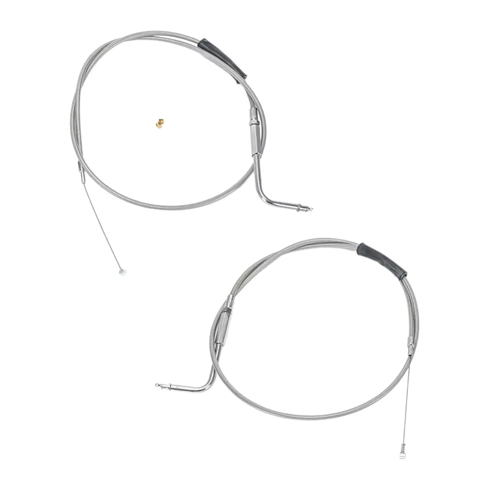 

Throttle and Idle Cable Set 56579-02A High Performance Stainless Steel 42" Replace Easy to Install for Fxst XL FLT Flst