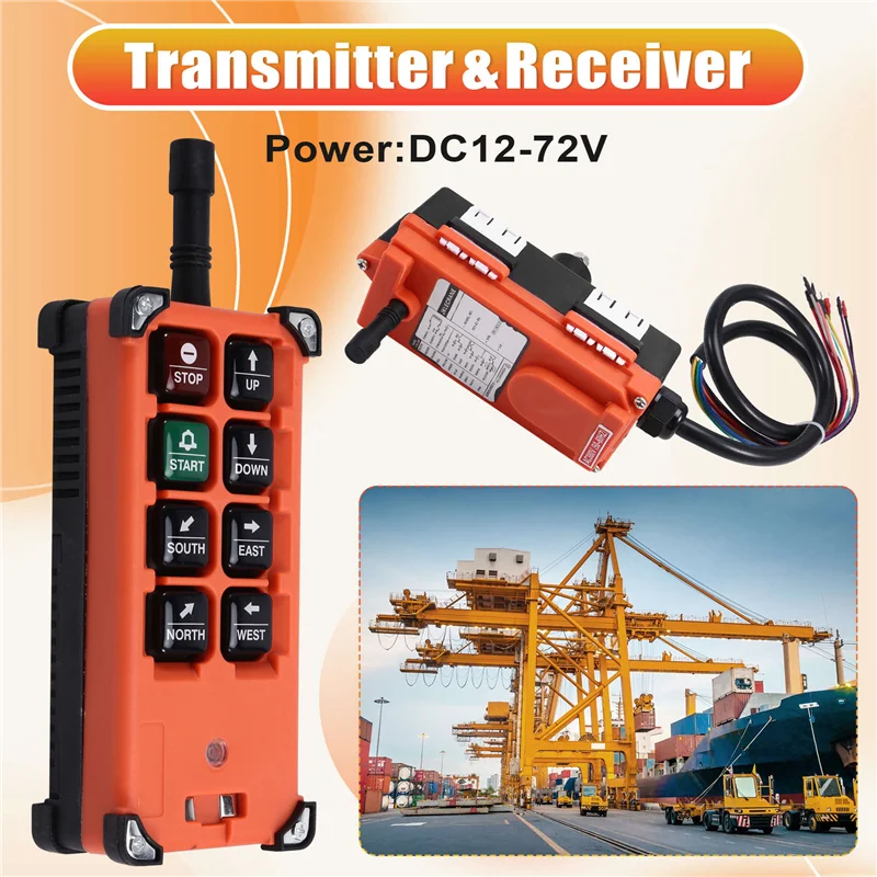 B27B F21-E1B AC 380V Wireless Industrial Remote Control Switch Is Crane Remote Control And Receiver For Crane Control Crane