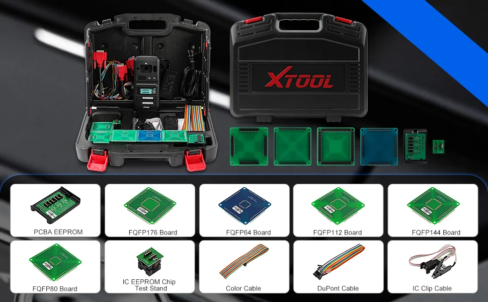 XTOOL KC501 Schlüsselprogrammier-Emulator, Chip-Programmiergerät für Mercedes-Benz Infrarot-Schlüssel, Steuergeräteleser, EEPROM-Chip-Lesegerät, kompatibel mit X100PAD3 und X100MAX – Detail 7